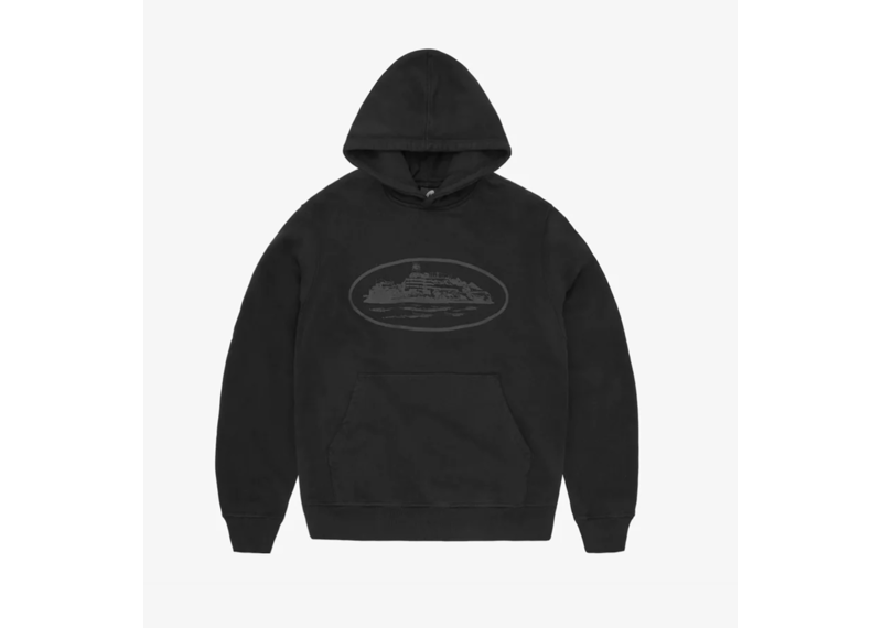 CORTEIZ ALCATRAZ HOODIE BLACK