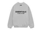 FEAR OF GOD ESSENTIALS LIGHT HEATHER GREY CREWNECK (FW24)