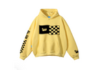 Unbranded Yellow Oversized Racer Hoodie