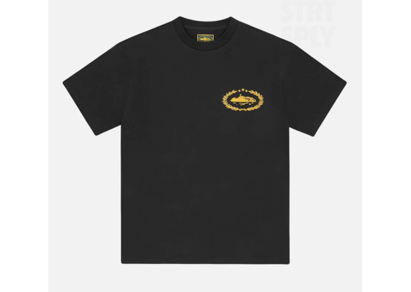 Corteiz RTW Royale Heavyweight T-Shirt - Black / Yellow