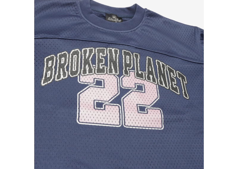 Broken Planet Mesh Jersey Outerspace Blue
