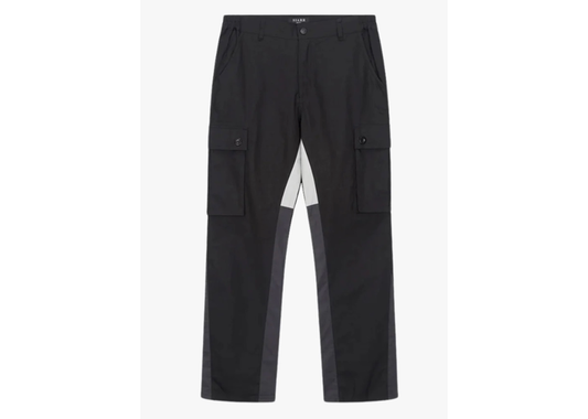 Siarr Flared Cargo Pants Black