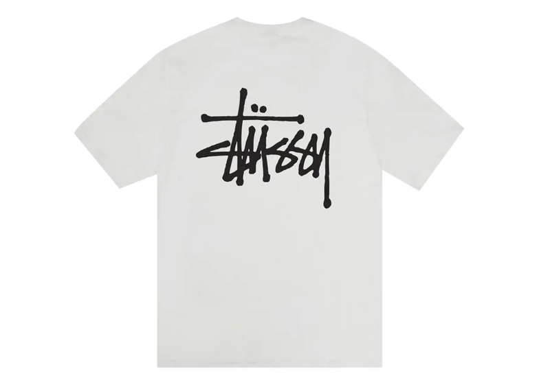 STUSSY BASIC T-SHIRT FOG