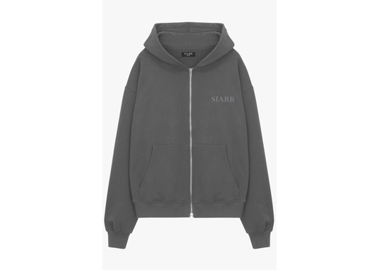 Siarr Zip Hoodie Dark Grey