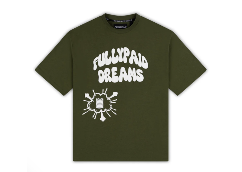 FULLYPAID DREAMS OVERSIZED T-SHIRT KHAKI