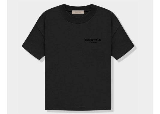 Fear Of God Essentials Black T Shirt (SS22)