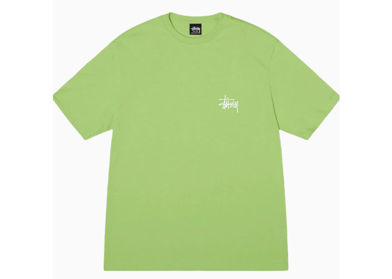 STUSSY BASIC T-SHIRT GREEN