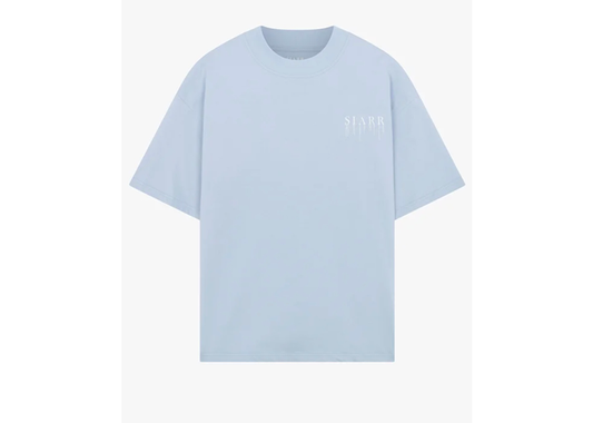 SIARR RELAXED DRIP TEE - BABY BLUE