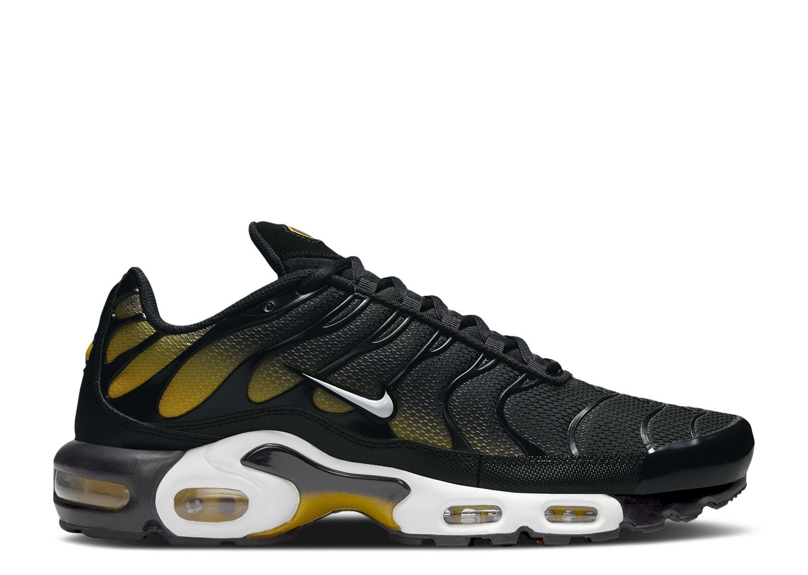 Nike Air Max Plus Black University Gold from Shoe Religion