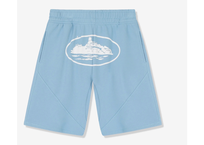 Corteiz Alcatraz Baby Blue Shorts