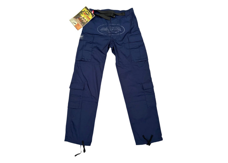 Corteiz Guerillaz* Cargo Pants Navy