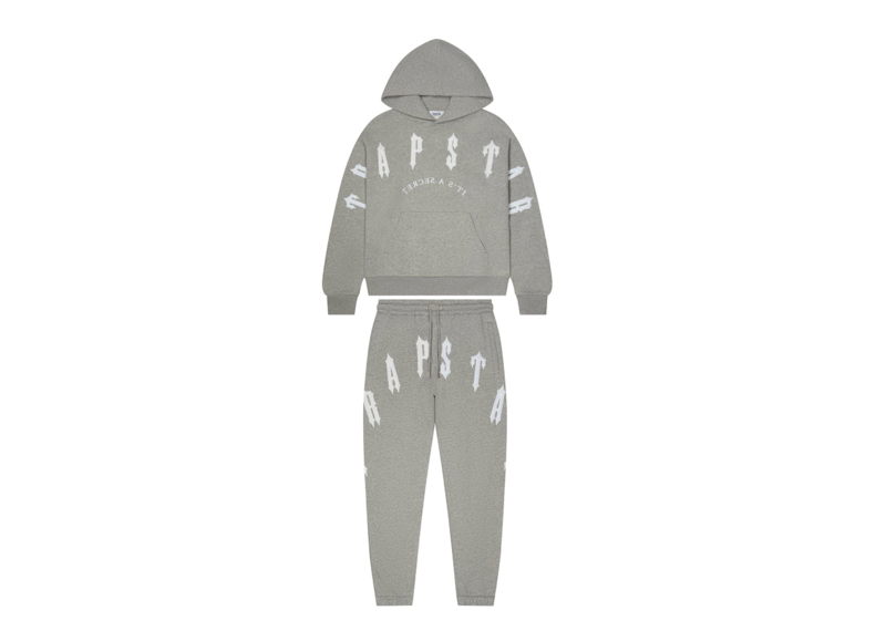 Trapstar Irongate Arch Chenille 2.0 Tracksuit - Grey/White