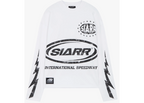 SIARR SPEEDWAY L/S TEE WHITE