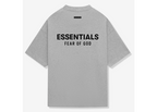 Fear Of God Essentials Jersey Crewneck Light Heather Grey T Shirt