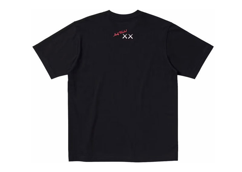 KAWS x Uniqlo Warhol UT Graphic T-shirt Black
