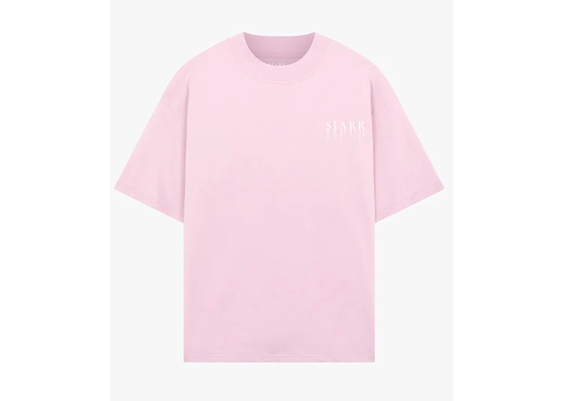 SIARR RELAXED DRIP TEE - PINK