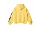 Unbranded Yellow Oversized Racer Hoodie