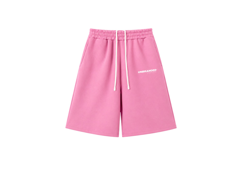 Unbranded Vision Cropped Jogger Shorts 'Candy Pink'