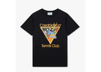 Casablanca Tennis Club Icon T-Shirt Black