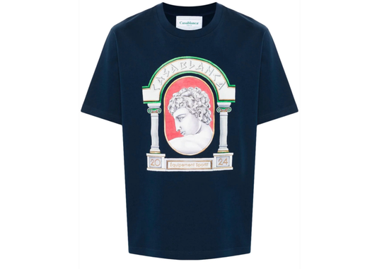 Casablanca La Medaille T-Shirt Navy