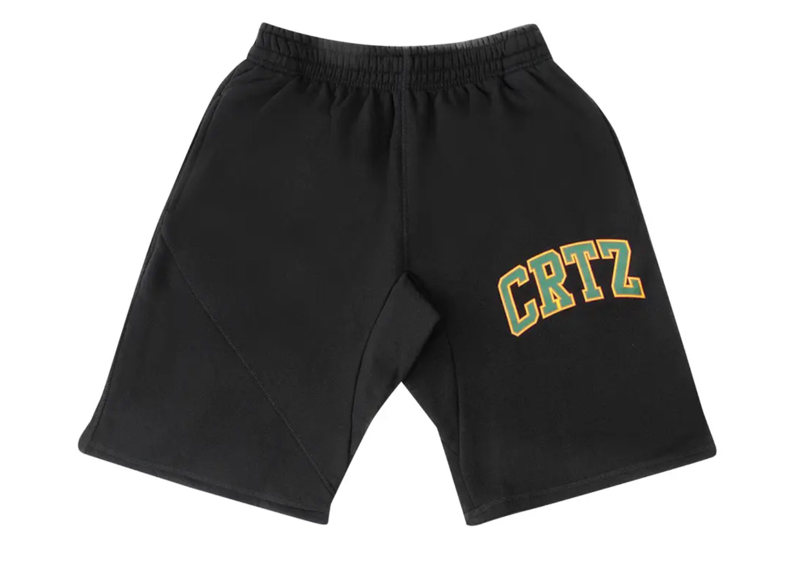 Corteiz CRTZ Dropout Shorts Black/Green