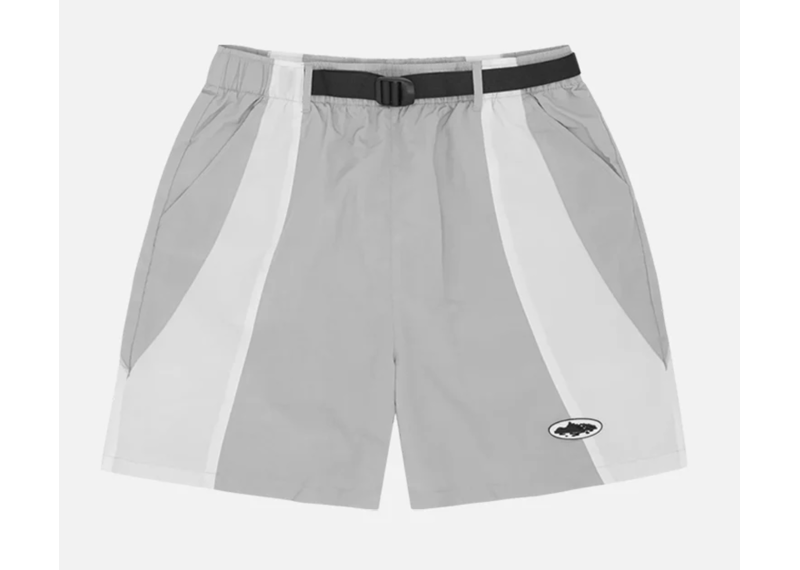Corteiz RTW Spring Shorts - Grey / White