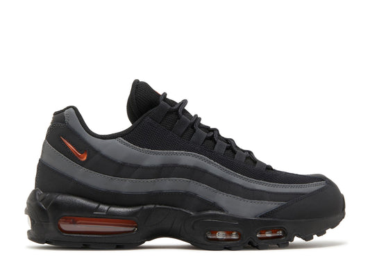 Air Max 95 Black Grey Safety Orange