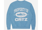 Corteiz P.O.C Sweatshirt Baby Blue/White
