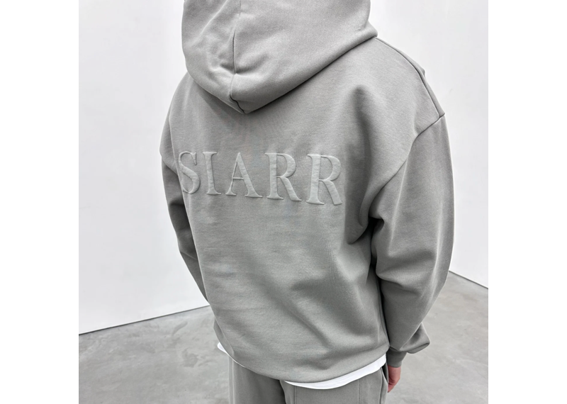 SIARR Puff Hoodie - Dove Grey