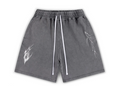 FULLYPAID GREY ACID WASH SHORTS