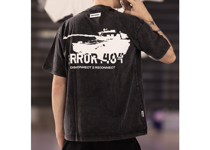 ZERO SIGNAL ".404" ACID GREY 1/2 TEE