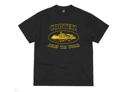 Corteiz Glow In The Dark OG Alactraz Tee Black Yellow