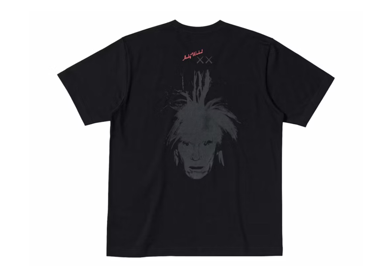 KAWS x Uniqlo Warhol UT Graphic T-shirt Black