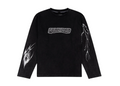 FULLYPAID ACID WASH LONG SLEEVE TEE BLACK