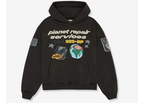 Broken Planet Repair Services Soot Black Hoodie