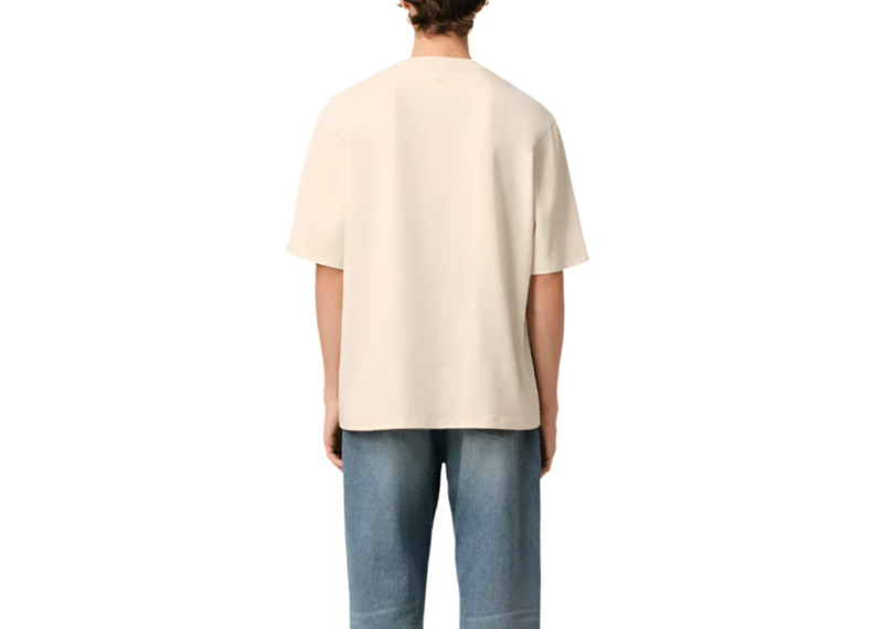 AMI Paris Ami de Coeur Patch T-Shirt Beige