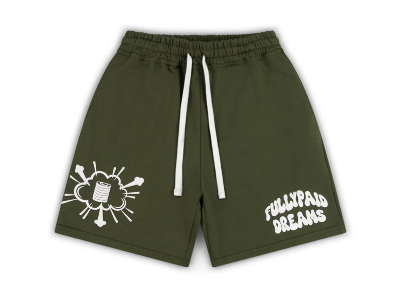 FULLYPAID DREAMS KHAKI/ WHITE SHORTS