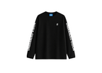Unbranded Black Long Sleeve Drip Tee