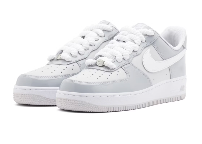 NIKE AIR FORCE 1 LOW 07 LV8 WOLF GREY VAST GREY WHITE