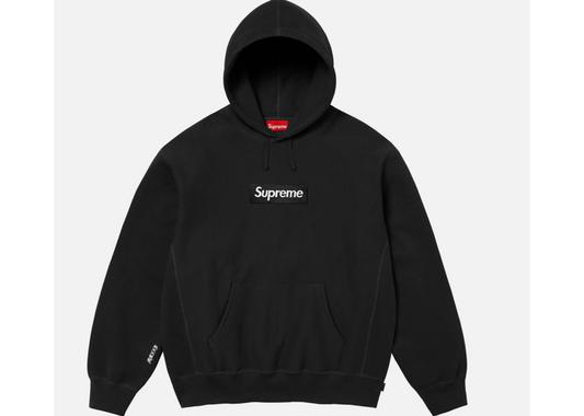 Supreme Box Logo Hooded Sweatshirt (FW25) - Black