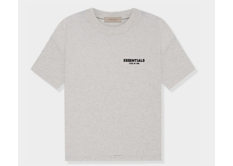 Fear Of God Essentials Light Oatmeal T Shirt (SS22)