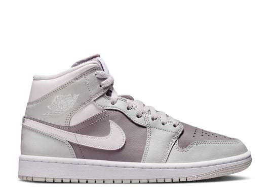 Wmns Air Jordan 1 Mid Photon Dust Atmosphere Grey