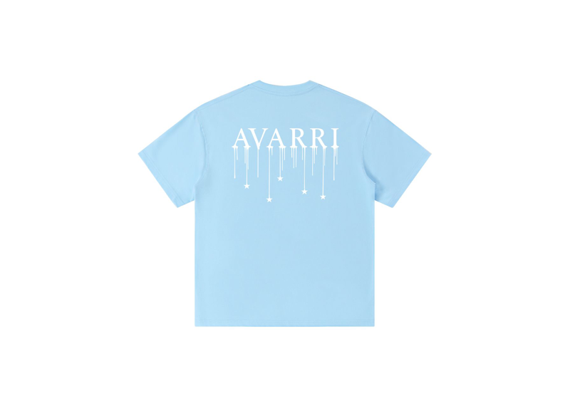 AVARRI STARS DRIP T-SHIRT SKY BLUE