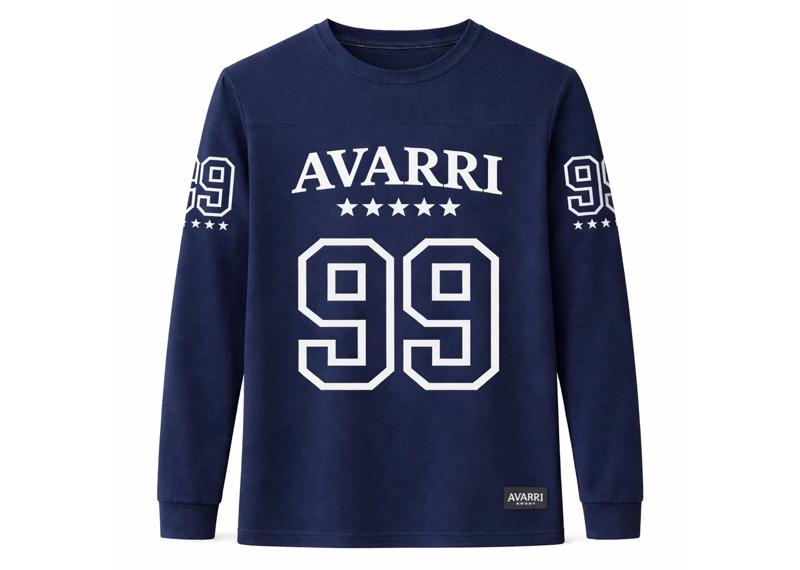 AVARRI 99 STARS NAVY LONG SLEEVE JERSEY