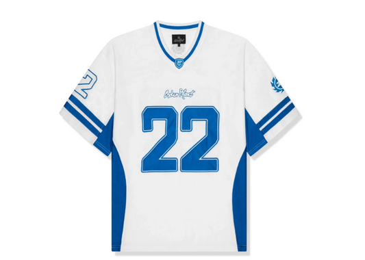 Broken Planet White Blue Football Jersey