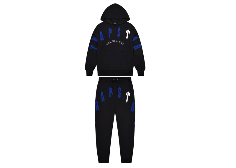 Trapstar Irongate Arch Chenille 2.0 Tracksuit - Black/Blue/White