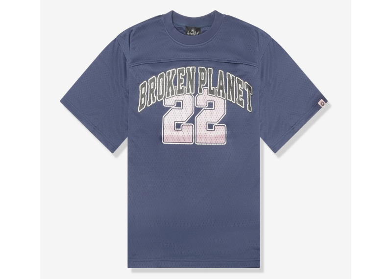 Broken Planet Mesh Jersey Outerspace Blue