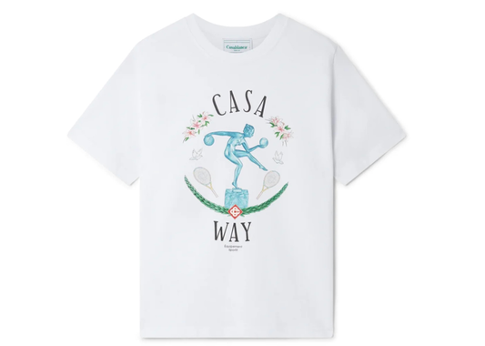 Casablanca Statue En Marbre T-Shirt White