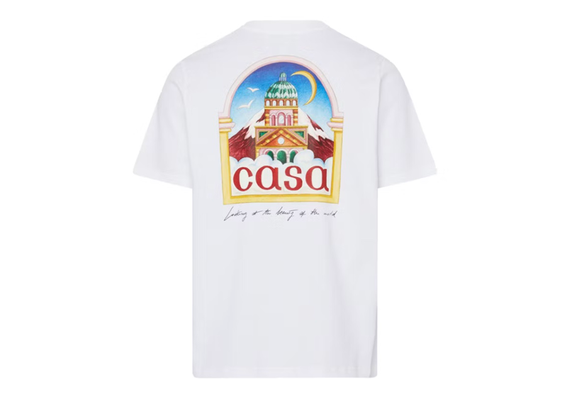 Casablanca Vue De LArche T-shirt White