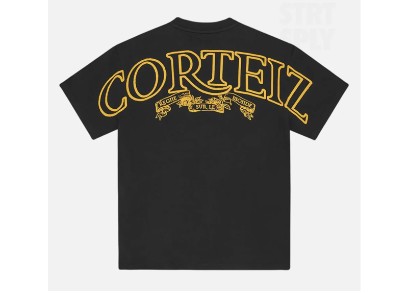 Corteiz RTW Royale Heavyweight T-Shirt - Black / Yellow